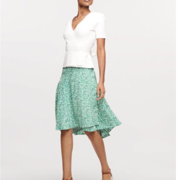 DVF Mirella Stretch - Milano Knot Wrap Top Size XXS - Picture 7 of 8